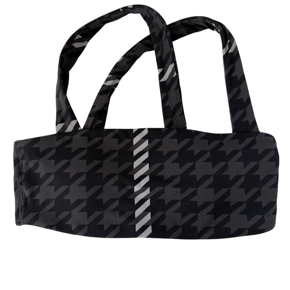 OFFLINE by Aerie Womens Houndstooth Patterned Activewear Sports Bra XS‎ NWOT